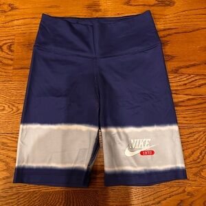Nike Dri-Fit Tie Dye-Print Biker Shorts